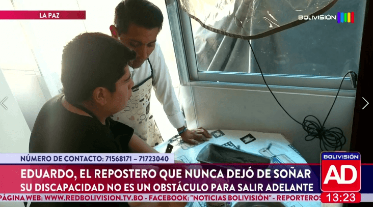 Eduardo: un ejemplo de superación a través de la repostería