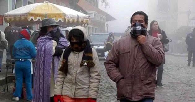 Alerta naranja por descenso de temperaturas en cinco departamentos bolivianos