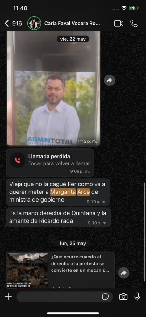 Nadia Beller rechaza acusaciones de la abogada de Cerimedo