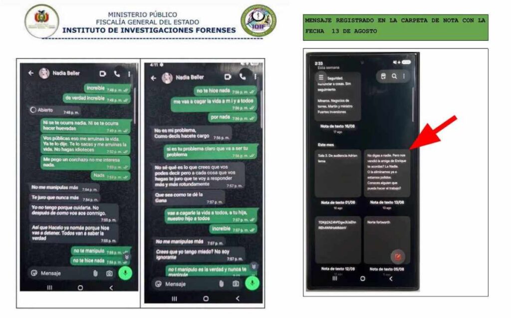 Otto Ritter respalda denuncias de Nadia Beller con hallazgos en el celular de Cerimedo