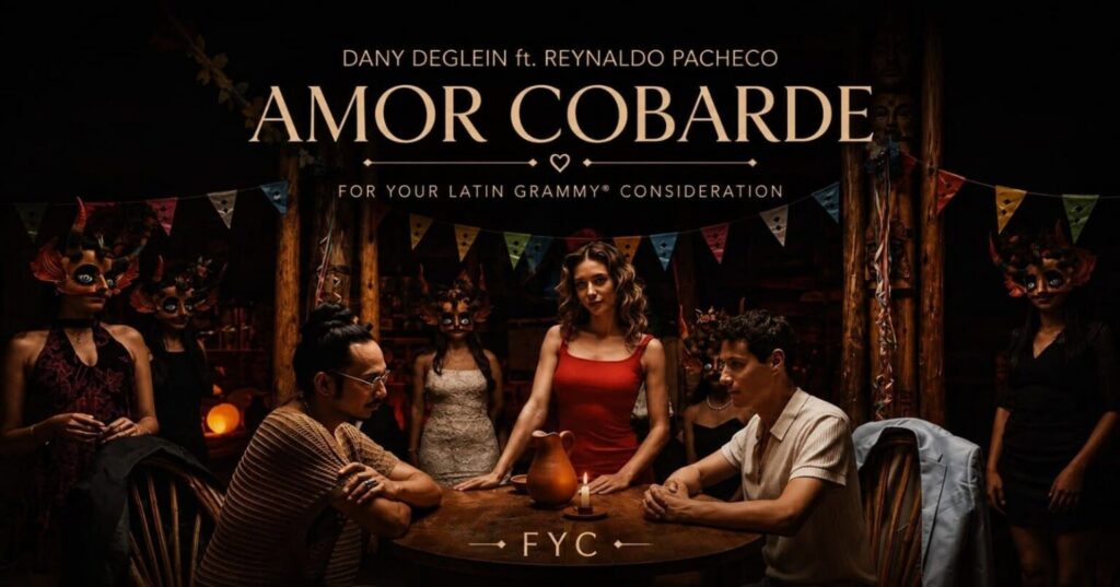 Dany Deglein y Reynaldo Pacheco presentan «Amor Cobarde» en los Latin Grammy