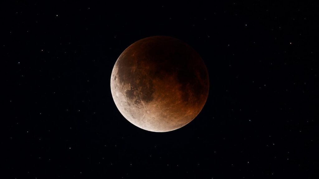 Un espectáculo astronómico: el eclipse lunar parcial