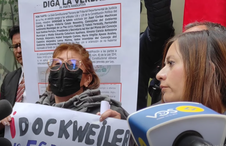 Protestas en La Paz por impagos a trabajadores municipales