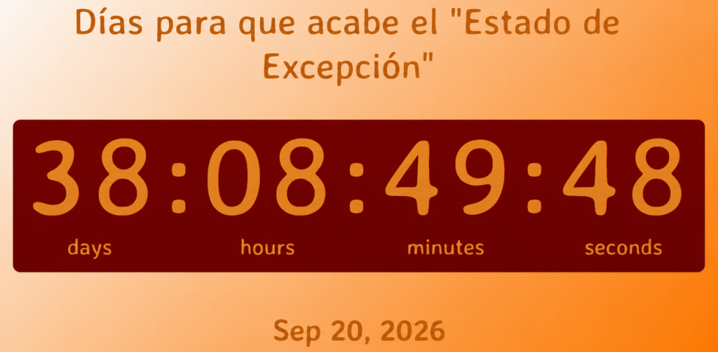 El 20 de septiembre marcará el fin del estado de excepción en Bolivia