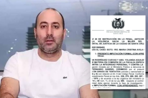 Fiscalía solicita detención de Cerimedo por feminicidio en grado de tentativa