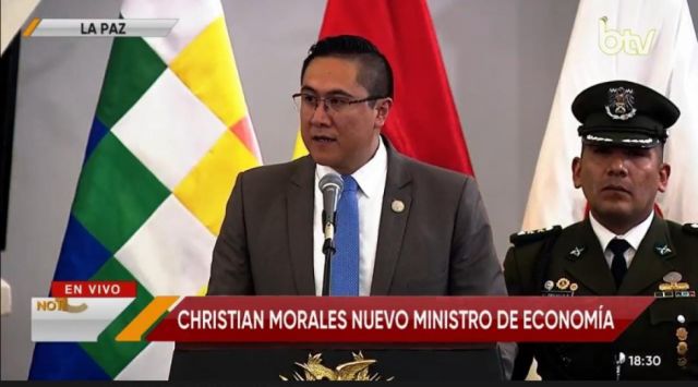 Christian Morales asume como nuevo Ministro de Economía