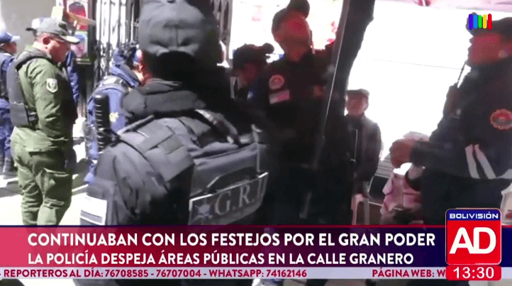 Controles Policiales y Despeje de Espacios Públicos en el Gran Poder