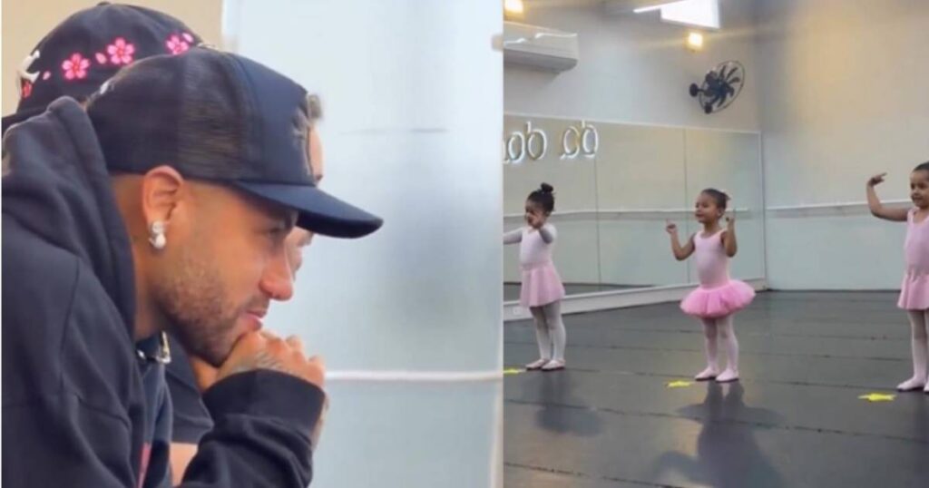Neymar se emociona hasta las lágrimas al ver a su hija bailar
