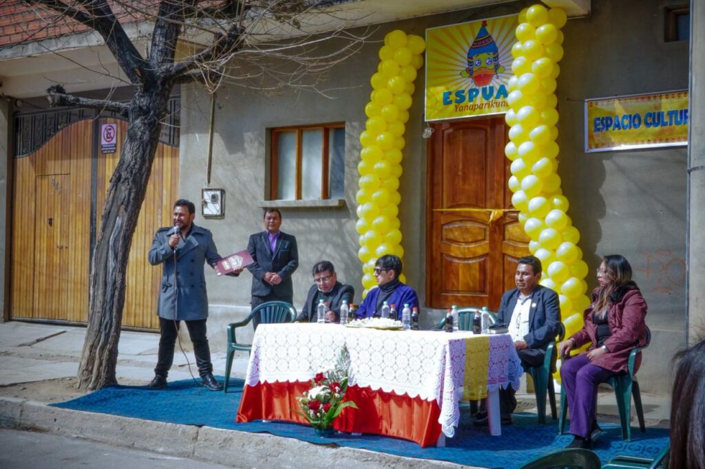 Inauguración del Espacio Cultural Espuac en Oruro, un nuevo impulso al arte local