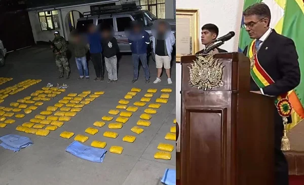 Paz destaca avances en la lucha contra el narcotráfico en su discurso por el aniversario de Bolivia