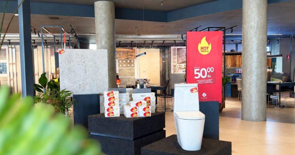 Ofertas imperdibles en pisos, griferías y sanitarios en el Hot Sale de Gladymar