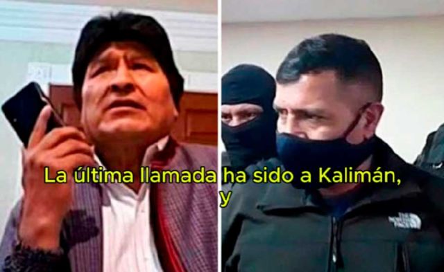 Publican audio de Evo Morales en diálogo con su exedecán condenado