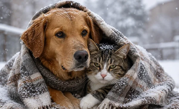 Consejos para cuidar a tu mascota durante las nevadas en Bolivia