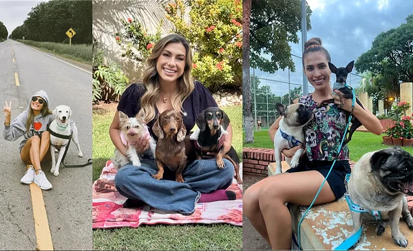 Presentadores de Red Uno celebran el Día de San Roque con sus mascotas