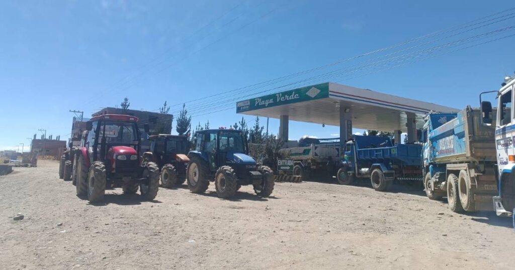 Productores agrícolas de La Paz alertan sobre escasez de diésel