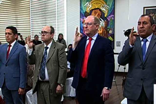 Fernando Aramayo presenta nuevos viceministros en el Gobierno