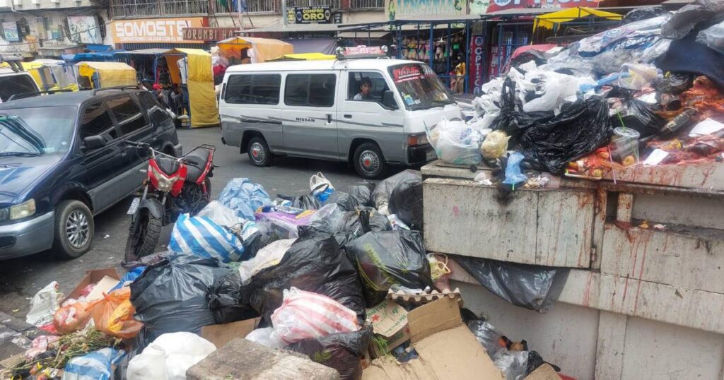 Crisis de recolección de basura desata problemas en las calles de La Paz