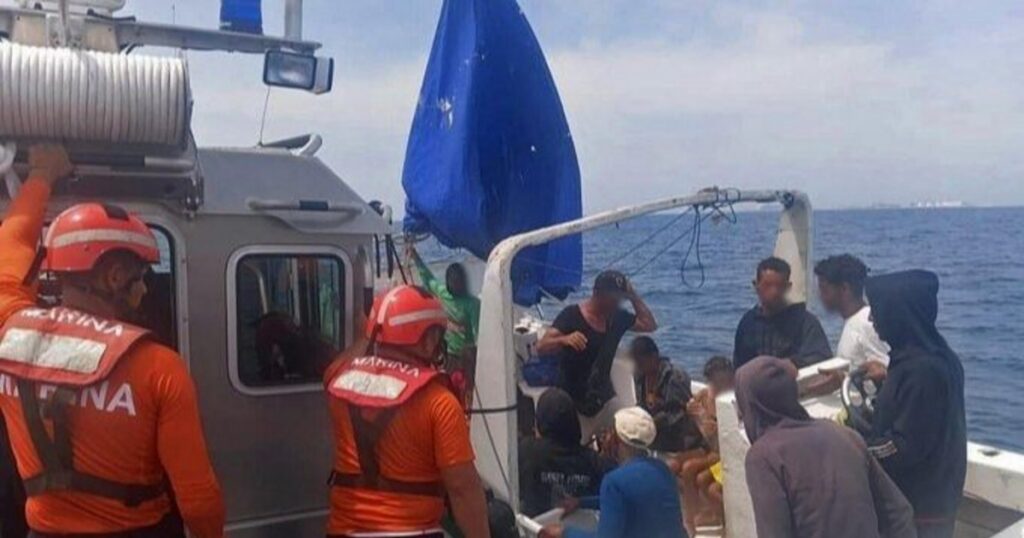 Rescate de migrantes cubanos en Yucatán