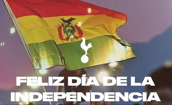 El Tottenham Hotspur celebra la independencia boliviana desde Londres