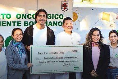 Marcelo Martins aporta $us 50.000 en fármacos para el Instituto Oncológico de Santa Cruz