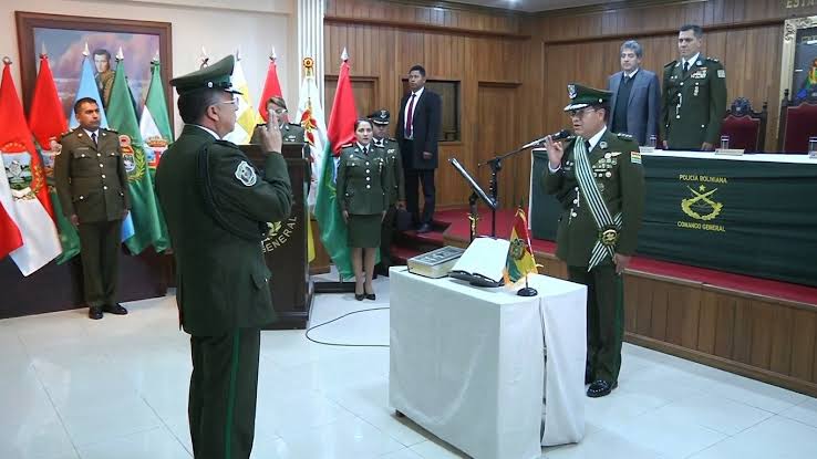 Lucio Jiménez Vargas nombrado nuevo Inspector General de la Policía Boliviana
