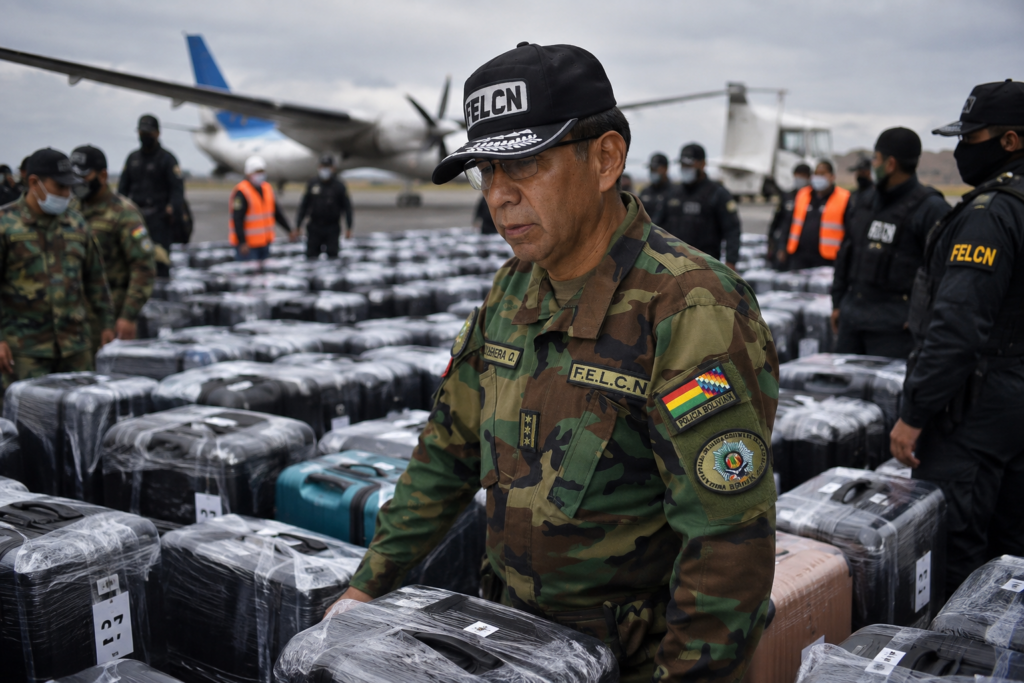 Franz Cabrera Asume como Inspector General de la Policía Boliviana
