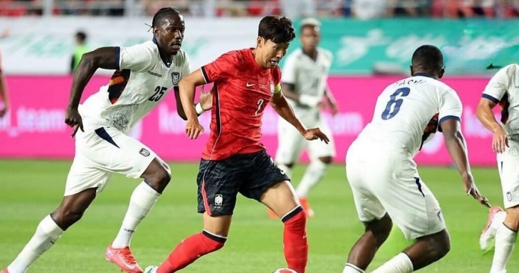 Ecuador sufre dura derrota en su debut contra Corea del Sur