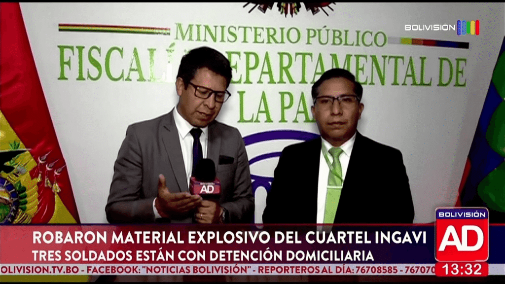 Tres militares bajo arresto domiciliario por un presunto robo en el cuartel Ingavi