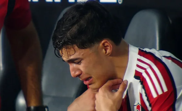 La tristeza de Tobías Andrada tras su lesión en su primera convocatoria a la selección