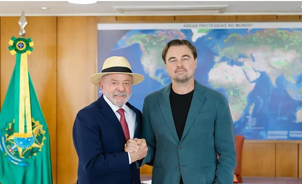 DiCaprio se reúne con Lula para hablar sobre medioambiente e indígenas