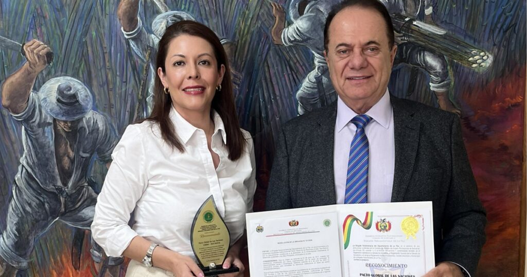Pacto Global Bolivia es reconocido por su labor en sostenibilidad