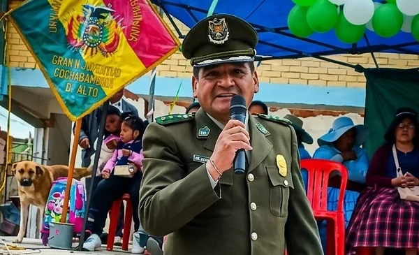 Ricardo Terrazas asume como nuevo Comandante de la Policía en La Paz