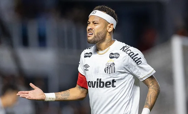 Neymar estará ausente por lesión en los próximos partidos del Santos