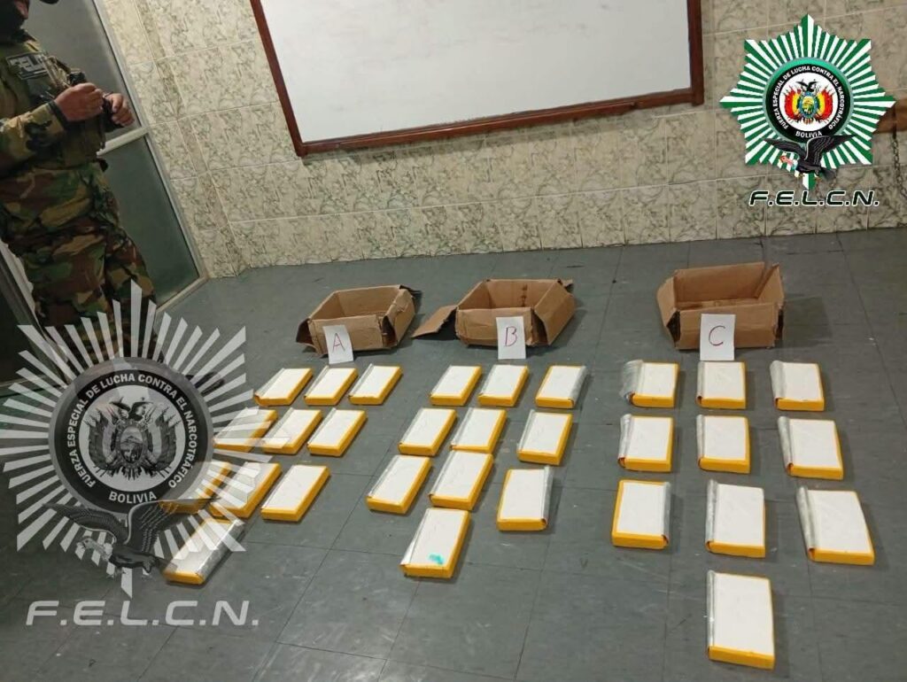 Desmantelan operación de narcotráfico en la ruta La Paz-Oruro