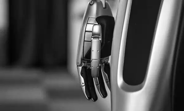 Un robot reacciona de forma sorprendente tras ser empujado