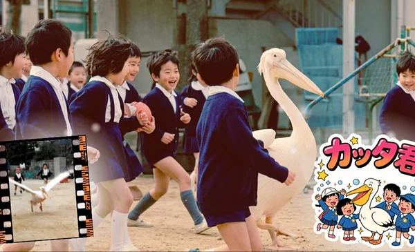 Katta-kun: El pelícano que se convirtió en amigo de los niños