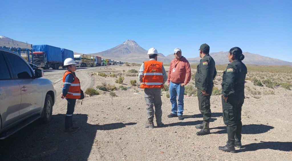 Refuerzan controles en la ruta Oruro–Pisiga para mejorar la logística