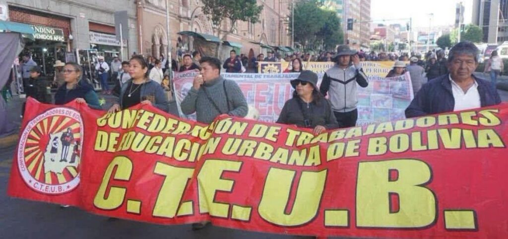 Maestros urbanos convocan a un paro nacional por 24 horas