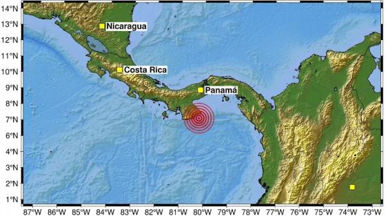 Terremoto de 7,7 grados sacude Panamá
