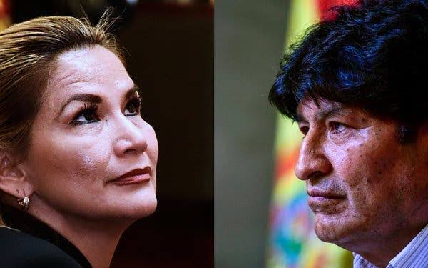 Áñez critica a Morales por sus comentarios sobre la demanda marítima