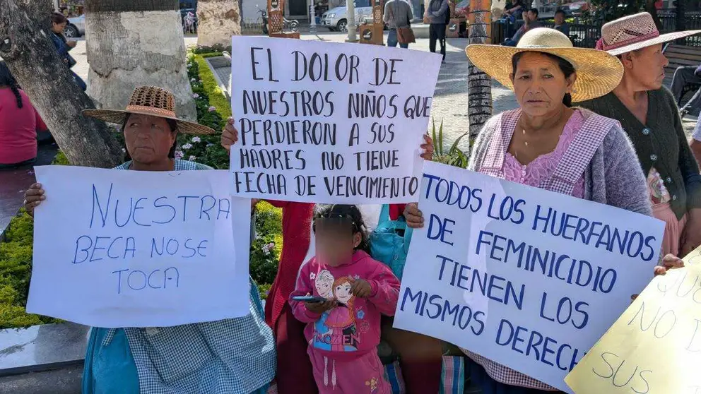 Familiares de huérfanos por feminicidio exigen inclusión en ley de apoyo