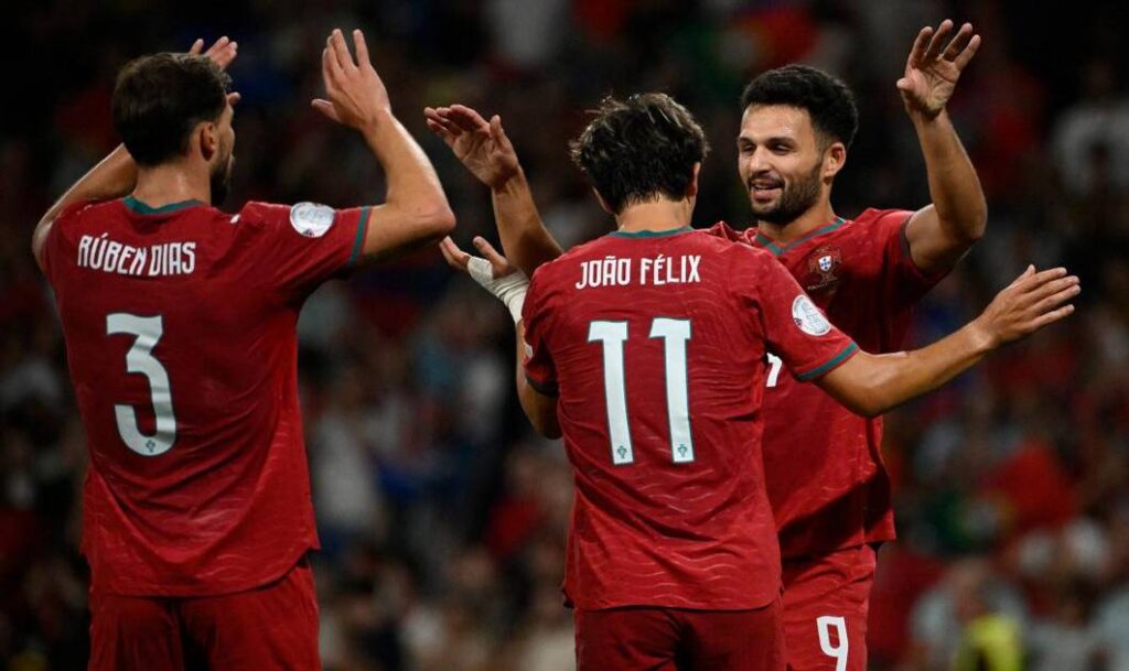 Portugal avanza a cuartos de final de la Liga de Naciones tras vencer a Noruega