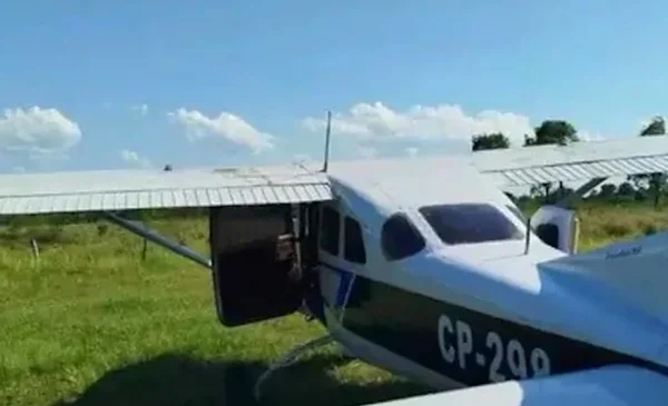 Aeronave boliviana con carga de droga es interceptada en Brasil