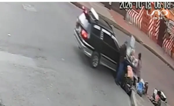 Joven madre atropellada por un taxi mientras vende mates en la calle 12 de Octubre