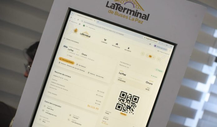 Aplicación permite comprar pasajes desde el celular en la Terminal de Buses de La Paz