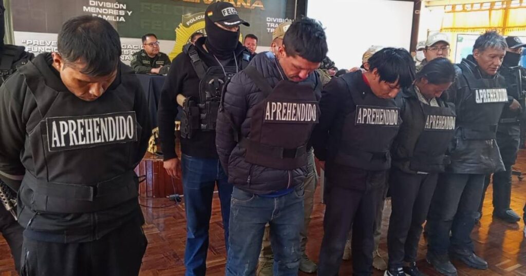 Desarticulan banda delictiva que asaltó a familia en El Alto