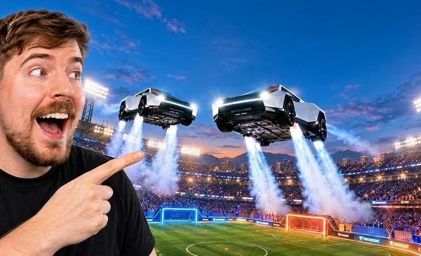 MrBeast solicita a Elon Musk un vehículo volador para su próximo desafío