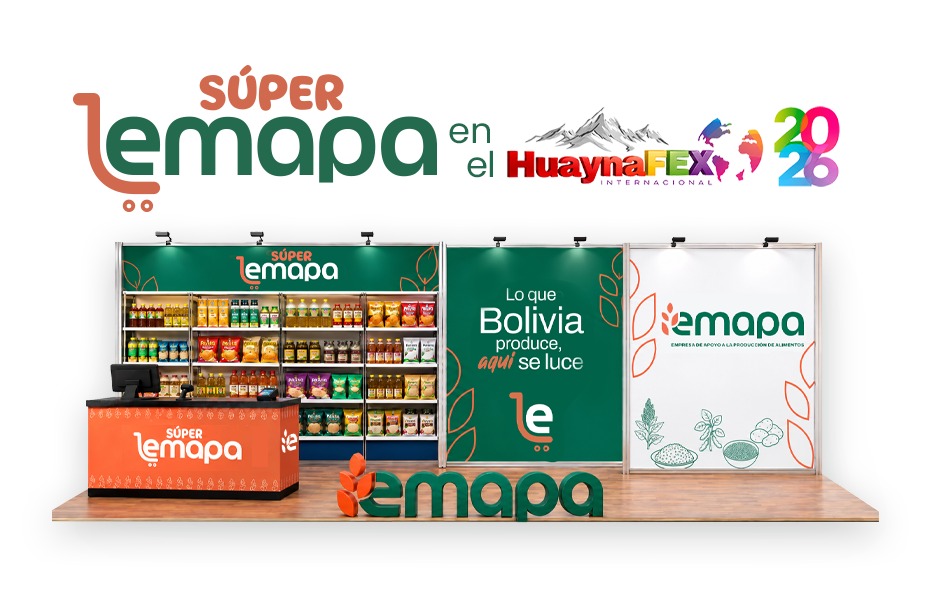 Emapa exhibe productos bolivianos en HuaynaFEX 2026 en El Alto