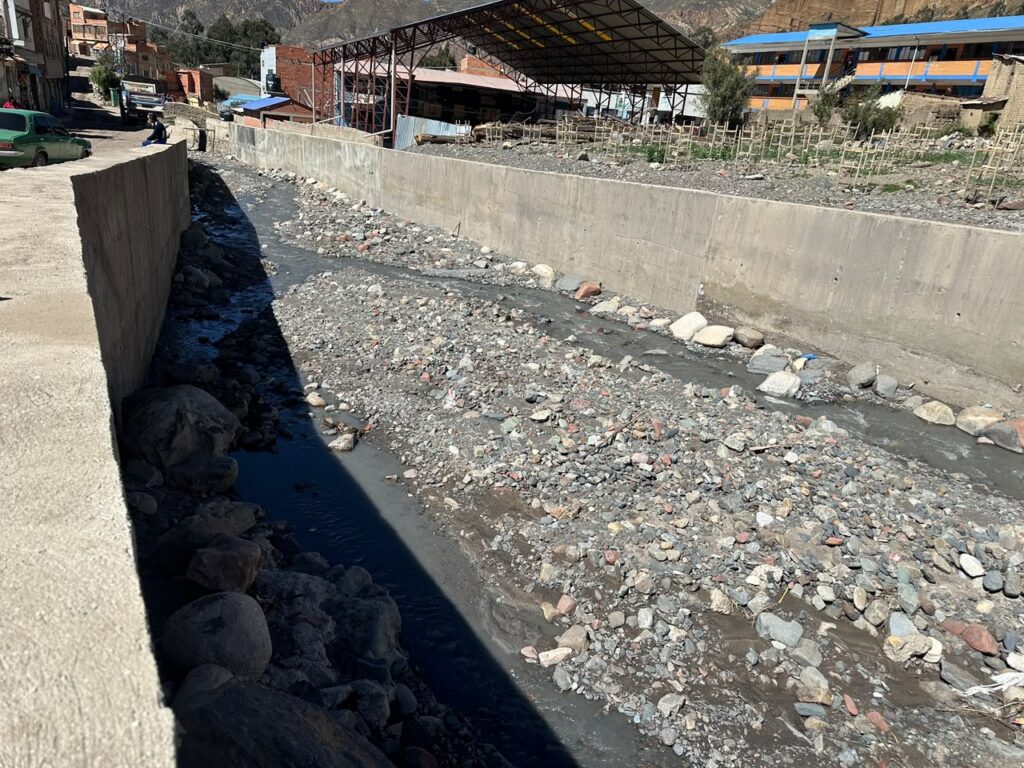 Se finalizan obras de contención en el río Palca para evitar inundaciones