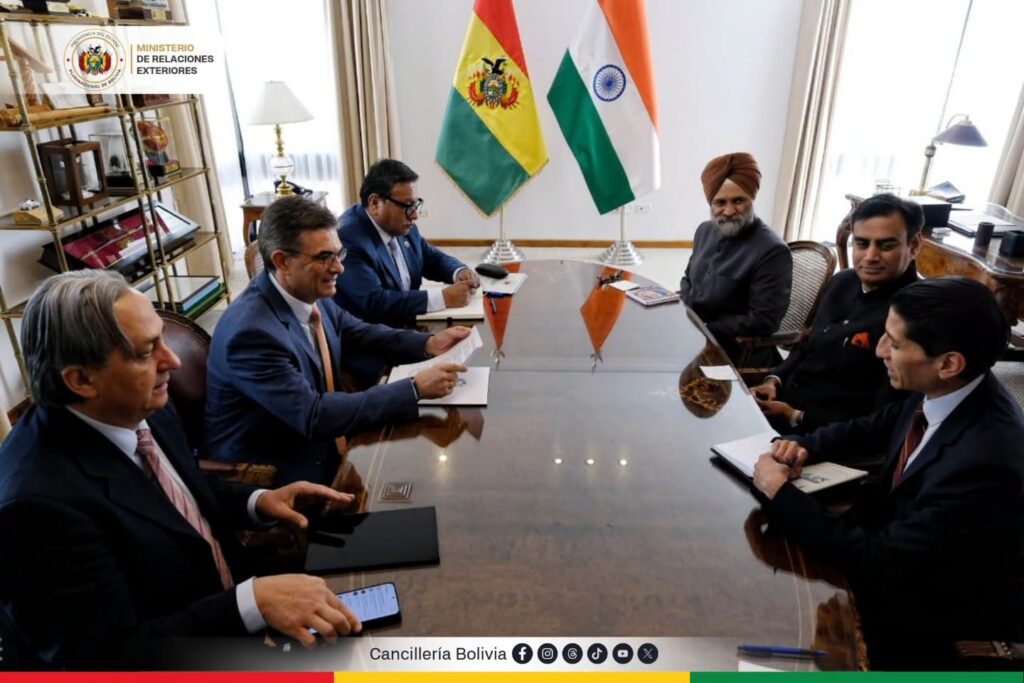 Bolivia e India refuerzan la cooperación bilateral con nuevos acuerdos